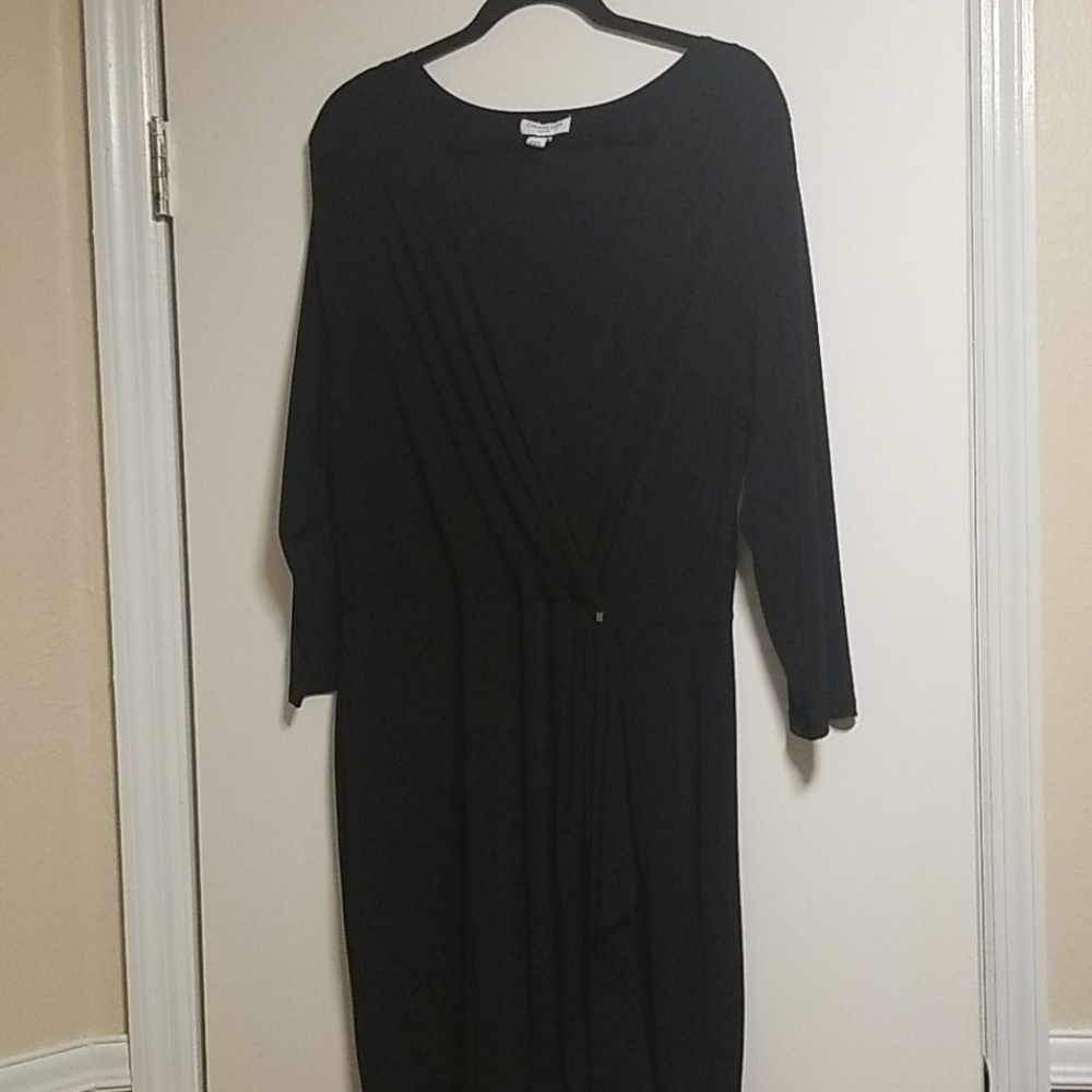 Charter club faux wrap dress